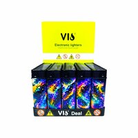 Klik aansteker tray 50 stuks navulbaarAansteker &ndash; 50 stuks Navulbare &amp; Verstelbare aanstekers universum