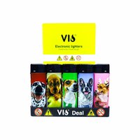 Aanstekers - met honden print - Navulbaar &amp; Verstelbaar - 50 stuks 