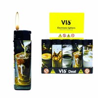 Aanstekers 50 stuks - Koffie print - klik aansteker - Coffee