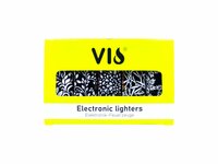 Aanstekers klik tray van 50 stuks - Navulbaar - zwart  wit print