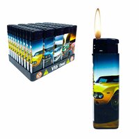 Aanstekers  50 stuks - navulbaar - Klassieke sportauto's