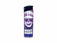 Aanstekers - klik - Navulbare Fix Flame  - 50 stuks per tray Unilite Rock-'n-roll Print