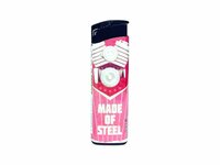 Aanstekers - klik - Navulbare Fix Flame  - 50 stuks per tray Unilite Rock-'n-roll Print