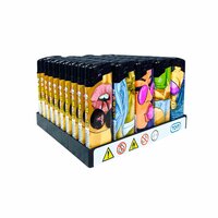 Lighters 50 pieces - Bang Bang - Sexy Lady - TOM&reg; Soft Flame