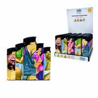 Lighters 50 pieces - Bang Bang - Sexy Lady - TOM&reg; Soft Flame