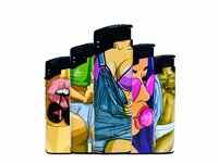 Lighters 50 pieces - Bang Bang - Sexy Lady - TOM&reg; Soft Flame