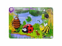 Educatieve puzzel Insecten legpuzzel 16 stukjes