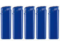 Blauw Bedrukbare Aansteker blanco - 50 stuks &ndash; kliksysteem - TOM&reg;