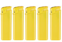 Geel Bedrukbare Aansteker blanco - 50 stuks &ndash; kliksysteem - TOM&reg;