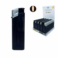 Printable Lighters - Black Transparent 50 pieces - Adjustable &amp; refillable