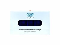 Aanstekers Bedrukbaar - Donker blauw Transparant 50 stuks - Verstelbare &amp; navulbaar