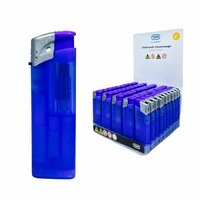 Aanstekers Bedrukbaar - Licht Blauw Transparant 50 stuks - Verstelbare &amp; navulbaar