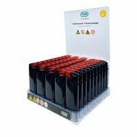 Bedrukbare Aanstekers 50 stuks &ndash; kliksysteem - TC Rood TOM&reg; 