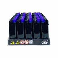 Bedrukbare Aanstekers 50 stuks &ndash; kliksysteem - TC Blue TOM&reg; 