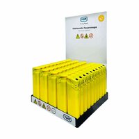 Geel Bedrukbare Aansteker blanco - 50 stuks &ndash; kliksysteem - TOM&reg;
