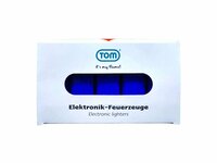 Blauw Bedrukbare Aansteker blanco - 50 stuks &ndash; kliksysteem - TOM&reg;