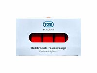 Rood Bedrukbare Aansteker blanco - 50 stuks &ndash; kliksysteem - TOM&reg;