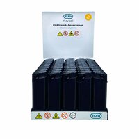 Zwart Bedrukbare Aansteker blanco - 50 stuks &ndash; kliksysteem - TOM&reg;