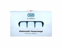 Witte Bedrukbare Aansteker blanco - 50 stuks &ndash; kliksysteem - TOM&reg;