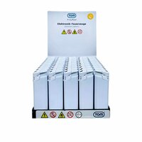 Witte Bedrukbare Aansteker blanco - 50 stuks &ndash; kliksysteem - TOM&reg;
