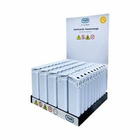 Witte Bedrukbare Aansteker blanco - 50 stuks &ndash; kliksysteem - TOM&reg;