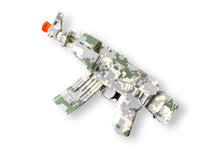 Gel Blaster AK47 Army - Luminous Silencer met Led licht - compleet set - oplaadbaar - 45 cm + 2 zakjes gelballen