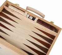 Backgammon Set -massief hout -  47,5 x 38 x 2,7 cm