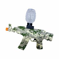 Gel Blaster AK47 Army - Luminous Silencer met Led licht - compleet set - oplaadbaar - 45 cm + 2 zakjes gelballen