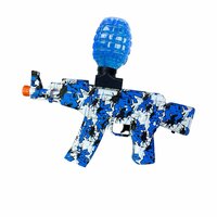 Gel Blaster AK47 - Luminous Silencer met Led licht - compleet set - oplaadbaar - 45 cm + 2 zakjes gelballen