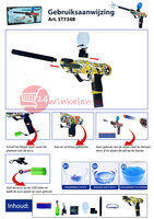 Shooting Elite Gelblaster 2in1 - HUNTER- LED LIGHT - gelballetjes + pijlen - 5000 balletjes - Oplaadbaar - 42.5 CM