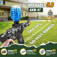 Gel Blaster- Elektrische pistool  - Green Graffiti  - compleet set incl. gel ballen - oplaadbaar - 48CM