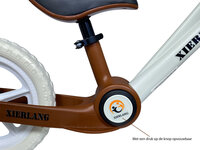 Foldable Bike - Opvouwbare Loopfiets met 1-Knops Systeem - 87CM - Bruin - licht gewicht