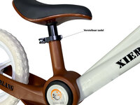 Foldable Bike - Opvouwbare Loopfiets met 1-Knops Systeem - 87CM - Bruin - licht gewicht
