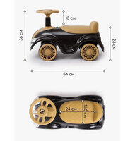Classic Luxury Retro Car - Loopauto 55CM - Zwart - muziek &amp; lichtjes