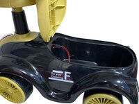 Classic Luxury Retro Car - Loopauto 55CM - Zwart - muziek &amp; lichtjes