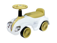 Classic Luxury Retro Car - Loopauto 55CM - Geel - muziek &amp; lichtjes