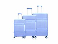 Koffers - Luxe - Set van 3 - Licht Blauw - 55/65/75 cm