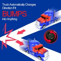 Robot Truck 2 in 1 robot en vrachtwagen transform voertuig - led licht en geluid 24CM