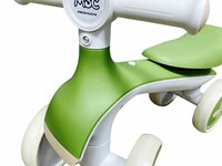 4-Wheel Magic loopfiets - 55CM - donkergroen - Muziek &amp; Lichtjes