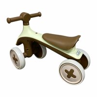 4-Wheel Magic loopfiets - 55CM - bruin - Muziek &amp; Lichtjes