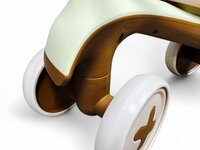 4-Wheel Magic loopfiets - 55CM - bruin - Muziek &amp; Lichtjes