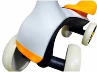 4-Wheel Magic loopfiets - 55CM - oranje - Muziek &amp; Lichtjes