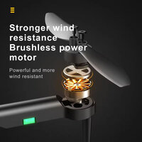 Drone - Brushless Motor - HD Live Camera - Hovermode - Opvouwbaar incl. tas