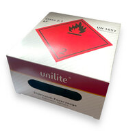 Turbo Aanstekers 50 stuks - navulbaar - Mat zwart Soft Touch - Unilite&reg; - Stormaansteker