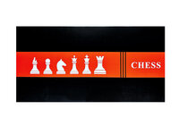 Houten Chess &amp; Dammen 2-in-1 - 52x52 cm - schaak set 