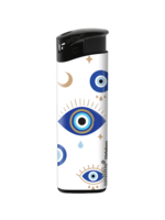 Mykonos Lighters 50 pieces - Unilite&reg; -  Fatima Hand Print - refillable tank