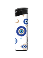 Mykonos Lighters 50 pieces - Unilite&reg; -  Fatima Hand Print - refillable tank