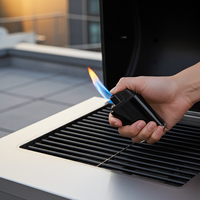 Unilite Stormaansteker &ndash; Piano Black - 4 stuks gasaanstekers