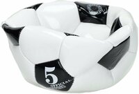 Voetbal glanzend maat 5 - zwart en wit klassiek design