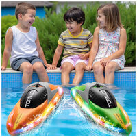 Gallop RC Speedboot &ndash; LED-verlichting, Hoge Snelheid - 2.4GHZ  Tornado boat Green